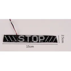 Éclairage LED de moto - indicateur STOP - éclairage tournant bande LED