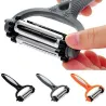 Multifunktionell 360 graders roterande köksredskap - peeler för grönsaker och frukter - grater - slicer