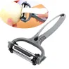 Multifunktionell 360 graders roterande köksredskap - peeler för grönsaker och frukter - grater - slicer