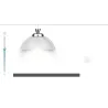 Lyx vägg ljusbrytare med touch sensor - kristallglas - 2gang & 1 sätt