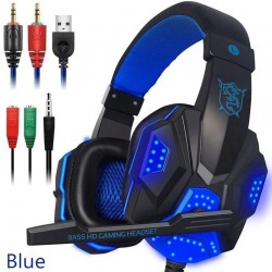 PC780 - gaming headphones - wired headset with microphone & Led
