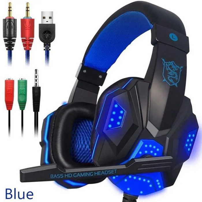 AuricularesPC780 - auriculares de juego - auriculares con cable con micrófono & Led