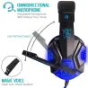 PC780 - écouteurs de jeux - casque filaire avec microphone & Led