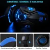 PC780 - écouteurs de jeux - casque filaire avec microphone & Led