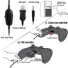 3,5 mm spelheadset - hörlurar med mikrofon & Led ljus