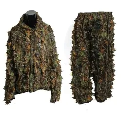 MilitarTraje de caza con hojas 3D - conjunto de camuflaje