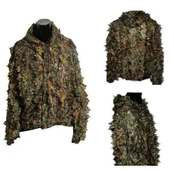 Jagdanzug mit 3D Blättern - Camouflage Set