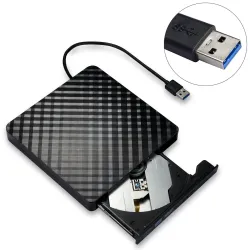 Extern USB 3.0 - hög hastighet - Slim DVD-brännare - optisk enhet