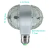 Iluminación de escenarios y eventos6W LED E27 luz RGB - bombilla giratoria con doble cabeza - etapa & lámpara disco