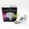 Iluminación de escenarios y eventos6W LED E27 luz RGB - bombilla giratoria con doble cabeza - etapa & lámpara disco