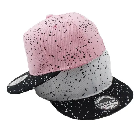 Children's baseball hat with printed dots