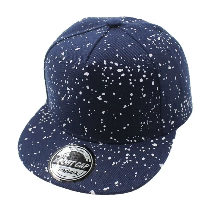 Children's baseball hat with printed dots