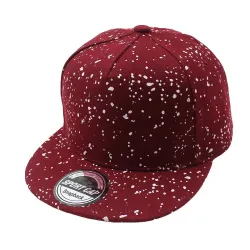 Children's baseball hat with printed dots