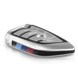 Key Shell cover - fall för BMW X5 F15 X6 F16 G30 7-serien G11 X1 F48 F39 - 4 knappar