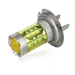 80W - H1 H3 H4 H7 H8 9005 9004 / 4300K LED 2835 - 12V bulbo - luzes de nevoeiro amarelo - luzes de cabeça - 2 peças