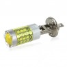 80W - H1 H3 H4 H7 H8 9005 9004 / 4300K LED 2835 - 12V lampa - gula dimma lampor - huvudlampor - 2 bitar