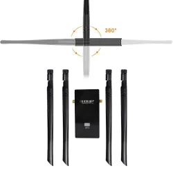 5GHz USB WiFi adapter - 1900mbps 802.11ac - long distance receiver - 4 antennas - dual band - USB 3.0