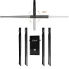 5GHz USB WiFi adapter - 1900mbps 802.11ac - långdistansmottagare - 4 antenner - dubbelband USB 3.0