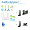 5GHz USB WiFi -sovitin - 1900mbps 802.11ac - pitkän matkan vastaanotin - 4 antennia - kaksibändi USB 3.0