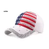 Baseballkappe mit US-Flagge & Metal Spikes - unisex