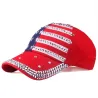 Baseballkappe mit US-Flagge & Metal Spikes - unisex