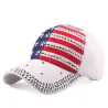 Baseballkappe mit US-Flagge & Metal Spikes - unisex