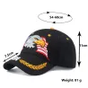 Baseball cap med USA flagga & örn - unisex