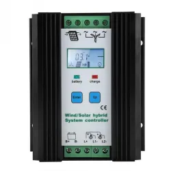 12V PWM vind & solenergi hybrid controller - digital intelligent kontroll - öka laddningsregulatorn