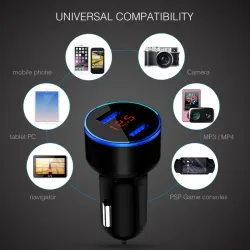 5V 3.1A Universal Smartphone Auto Ladegerät mit Dual USB und LED