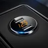 Universal 3.6A dual USB car charger with LED display