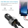 Universal 3.6A dual USB car charger with LED display