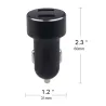 Universal 3.6A kaksois USB-autolaturi LED-näytöllä