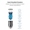 Mini 3.1A universell snabb billaddare med dubbel USB
