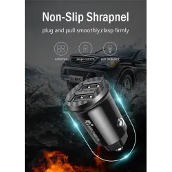 Mini 3.1A universell snabb billaddare med dubbel USB