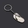 Flip flops - microphone - traffic lights - metal keychain