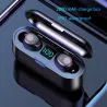 V5.0 F9 TWS wireless Bluetooth earphone - LED display - 2000mAh power bank - headset with microphone