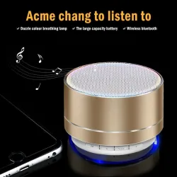 Bluetooth wireless mini speaker with LED - super bass