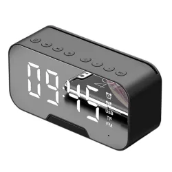 G5 wireless Bluetooth speaker with mirror LED alarm clock - support TF card