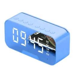 G5 wireless Bluetooth speaker with mirror LED alarm clock - support TF card