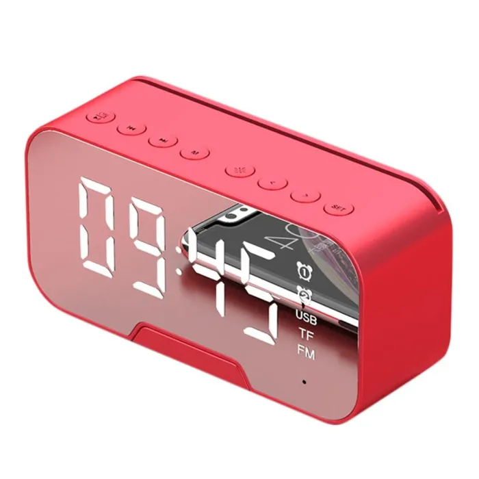 G5 wireless Bluetooth speaker with mirror LED alarm clock - support TF card