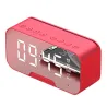 G5 wireless Bluetooth speaker with mirror LED alarm clock - support TF card