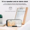 G5 wireless Bluetooth speaker with mirror LED alarm clock - support TF card
