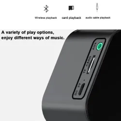 G5 wireless Bluetooth speaker with mirror LED alarm clock - support TF card