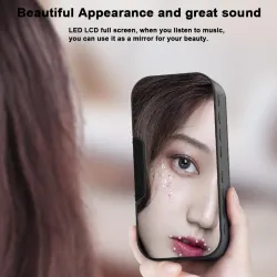 G5 wireless Bluetooth speaker with mirror LED alarm clock - support TF card