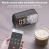 G5 draadloze Bluetooth-luidspreker met spiegel-LED-wekker - ondersteuning van TF-kaartBluetooth Luidsprekers