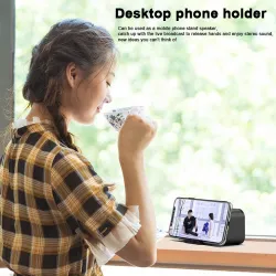 G5 draadloze Bluetooth-luidspreker met spiegel-LED-wekker - ondersteuning van TF-kaartBluetooth Luidsprekers