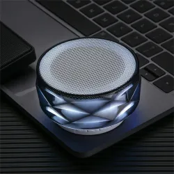 Altavoz BluetoothAltavoz Bluetooth inalámbrico con LED - soporte tarjeta TF