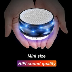 Haut-parleur Bluetooth sans fil avec LED - carte TF support