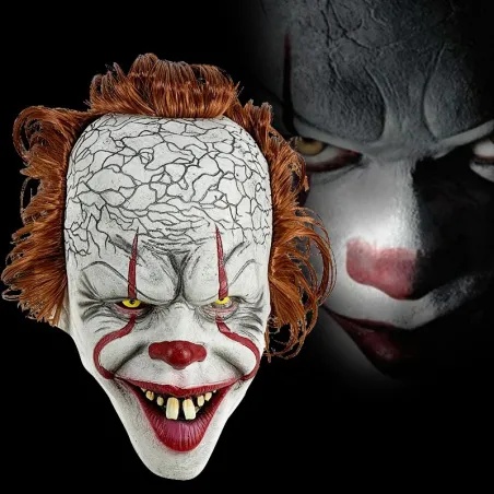 Clown mask - Halloween mask - fullt ansikte
