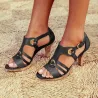 Modieuze lederen gladiator sandalenSandalen